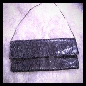 Sequin evening bag